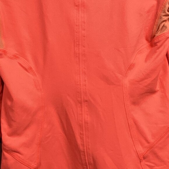 Lululemon Stride Jacket Neon Coral Orange Define Forme Striped 6 - Picture 10 of 13